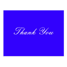 Thank You Post Card