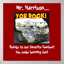 Thank You poster for Favourite Teacher