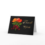 Thank you-roses greeting card