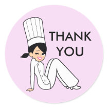 Thank you Round Sticker