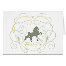 Thank You Sage Saddlebred Cards