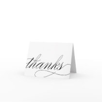 THANK YOU - SCRIPT CARD