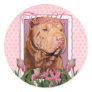 Thank You - Shar Pei - Lucky Stickers