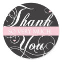Thank you so very much stickers