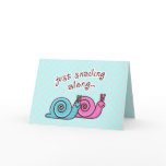 THANK YOU-SPEEDO & SPAGO THE SNAILS CARD