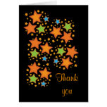 "Thank you" Star Design Card