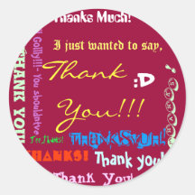 Thank You Sticker