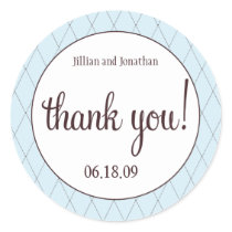Thank You Sticker Template