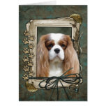 Thank You - Stone Paws - Cavalier Greeting Cards