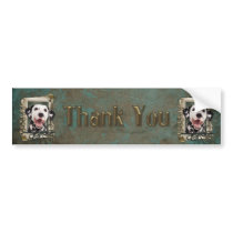 Thank You - Stone Paws - Dalmatian