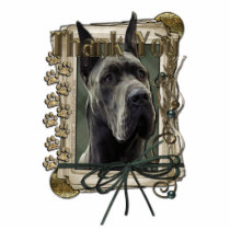 Thank You - Stone Paws - Great Dane - Grey