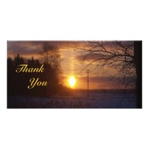 Thank You Sunrise Photocard Photo Card