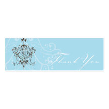 THANK YOU TAG :: chandelier Business Card Template