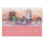 Thank You Teacher Card cards