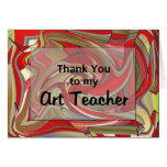 Thank You To My Art Teacher Cards