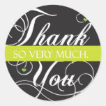 Thank you very much round sticker