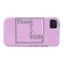 thank you vibe iPhone 4 cases