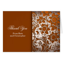 thank you vintage chic cards