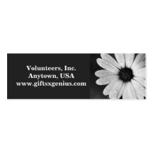 "Thank You" Volunteer Appreciation Gift Business Card Templates