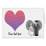 Thank you (wedding day) greeting cards