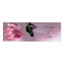Thank You Wedding FavorTag Business Card