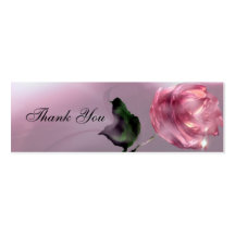 Thank You Wedding Favour Tag Business Card Template