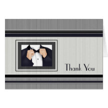 Thank You Wedding Party Grooms Side Cards