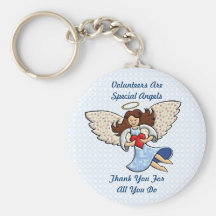 Thank You! You're An Angel! Keychain