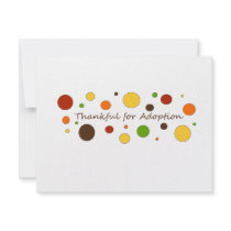 Thankful for Adoption Personalized Announcement