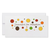 Thankful for Adoption Picture Card