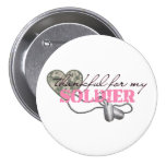 Thankful For My Soldier Button