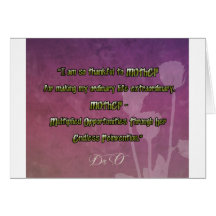 Thankful to Mother! Greeting Card