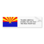 Thanks Arizona bumper stickers