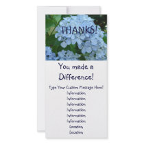 Thanks! Cards You Made a Difference! Thank You Photo Card Template