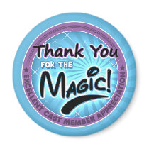Thanks for the Magic - Cast Member Appreciation Magnet