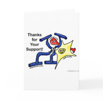Thanks for Your Support Card