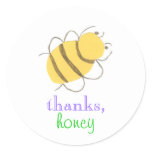 "Thanks honey" bee sticker