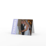 Thanks In Lights Thank You Notecard (Violet)