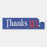 Thanks MA, for voting Scott Brown Bumper Sticker