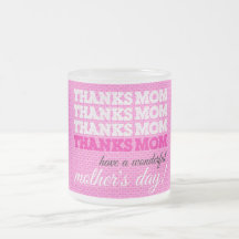 Thanks mom! tazas de café