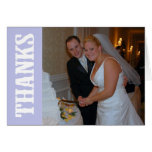 Thanks Shoot Out Thank You Notecard (Violet)