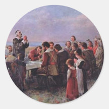 Thanksgiving Adhésif Rond