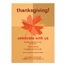 Thanksgiving Announcements