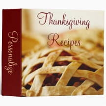 Thanksgiving Baked Pie Recipe Binder