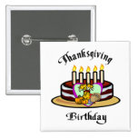 Thanksgiving Birthday Buttons