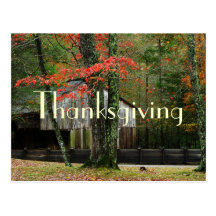 Thanksgiving - Cades Cove barn Post Cards
