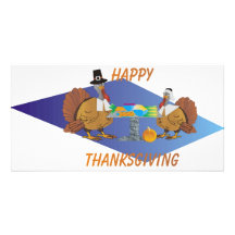 Thanksgiving Customized Photo Card