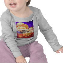 Thanksgiving Day Flowers & Poppy Painting - Multi T-shirts