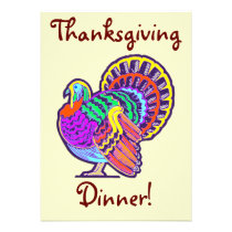 Thanksgiving Dinner Announcements invitations