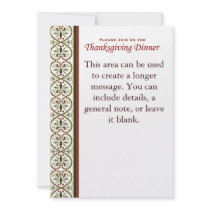 Thanksgiving Dinner